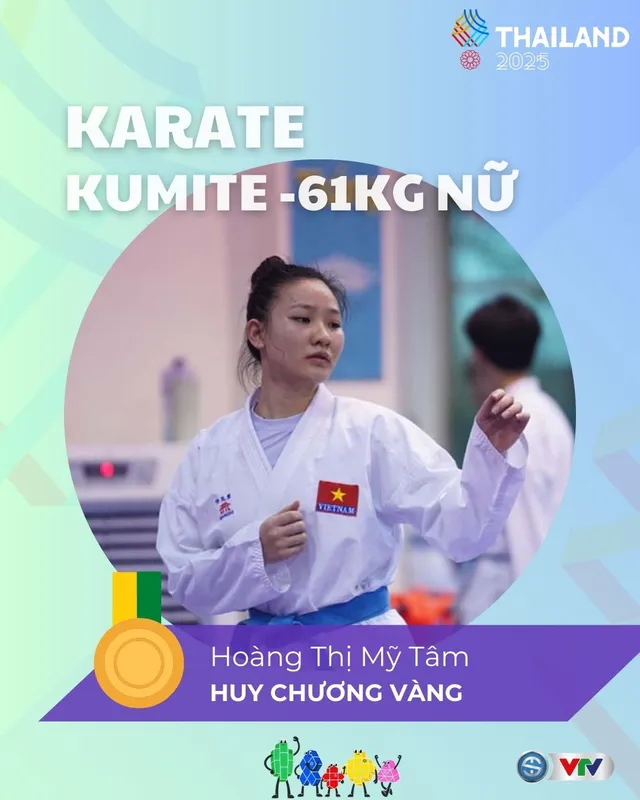 TRỰC TIẾP SEA Games 33 hôm nay 13/12: Hoàng Thị Mỹ Tâm giành HCV Karate - Ảnh 1.