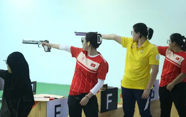 TRỰC TIẾP SEA Games ngày 14/12: Bắn súng giành HCV nội dung đồng đội 10m súng ngắn hơi nữ - Ảnh 1.