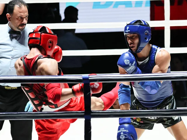 Muay Việt Nam giành 11 huy chương, kết thúc hành trình SEA Games 33
- Ảnh 4. Muay Việt Nam giành 11 huy chương, kết thúc hành trình SEA Games 33
- Ảnh 4.