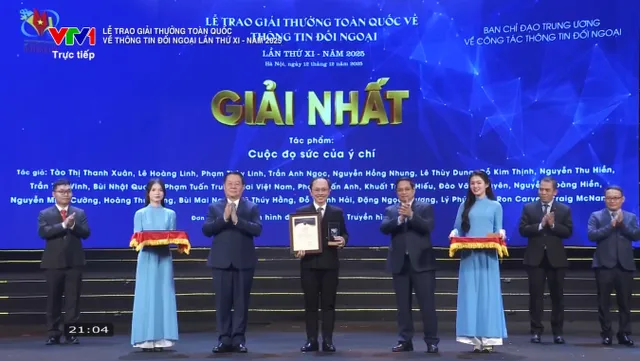 Vietnam Television Wins First Prize at the 11th National External Information Awards - Ảnh 2.