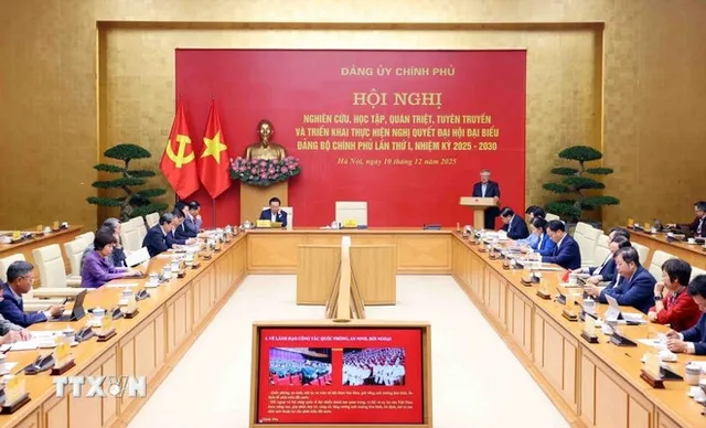 Strengthened leadership stressed for effective rollout of congress resolution - Ảnh 1.