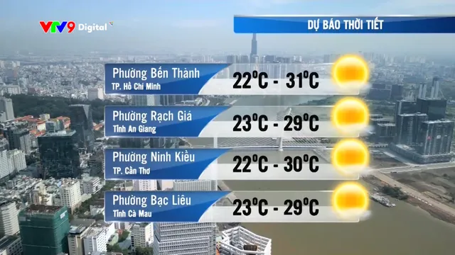 Dự báo thời tiết (11/01/2026)