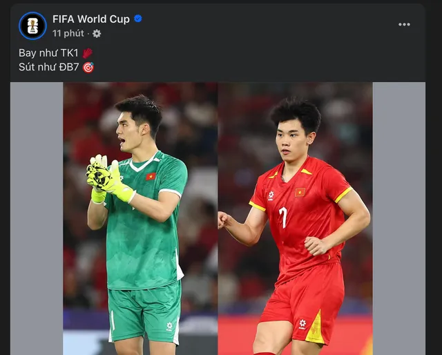 FIFA khen ngợi Đình Bắc, Trung Kiên sau màn trình diễn thượng hạng của U23 Việt Nam- Ảnh 1.