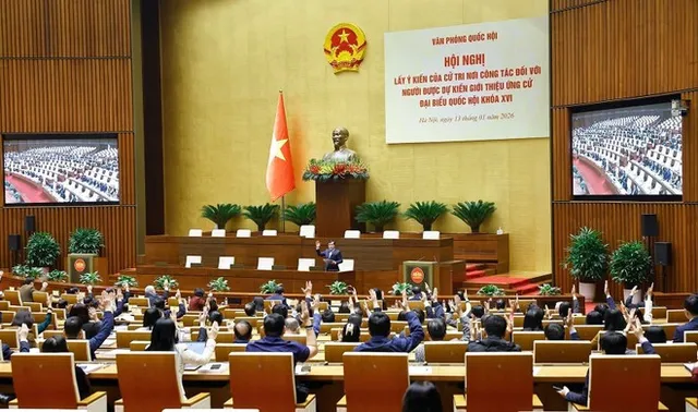 Conference collects voters opinions on candidates for full-time positions in 16th NA - Ảnh 1.