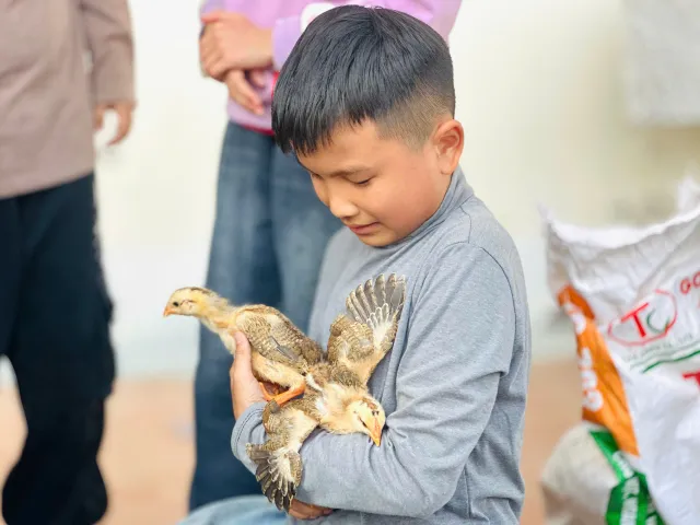 Kindness Bus in January: When Little Chicks Nurture the Dream of Going to School for Disadvantaged Students - Ảnh 8.