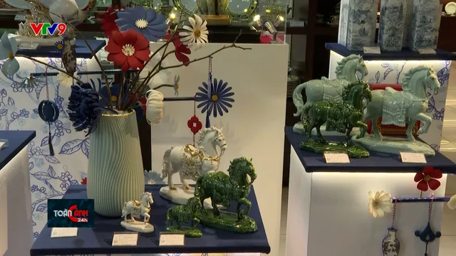 Độc đáo tạo hình linh vật ngựa trên gốm sứ