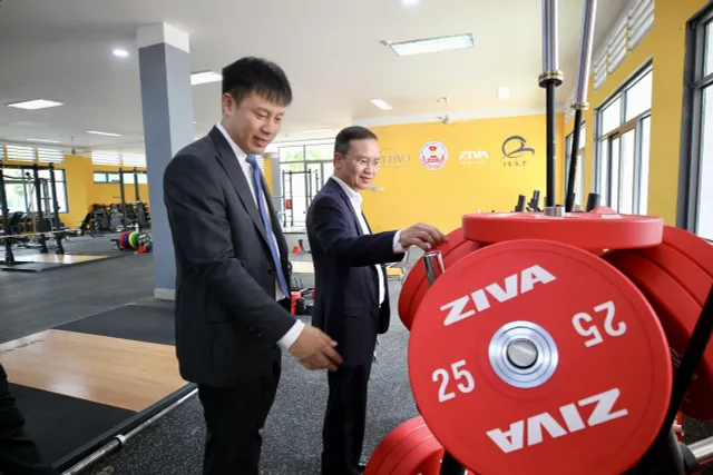 Trung tâm Huấn luyện Thể thao Quốc gia khánh thành phòng tập đạt chuẩn Olympic- Ảnh 1.