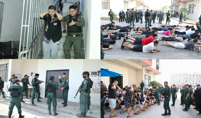 Campuchia triệt phá trung tâm lừa đảo lớn, bắt giữ hơn 2.000 người nước ngoài- Ảnh 5. Campuchia triệt phá trung tâm lừa đảo lớn, bắt giữ hơn 2.000 người nước ngoài- Ảnh 5.