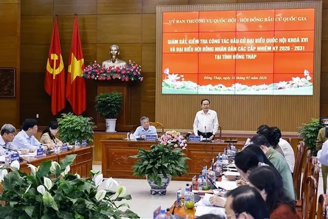 NA Chairman urges accurate voter lists tailored to Dong Thap’s characteristics - Ảnh 1.