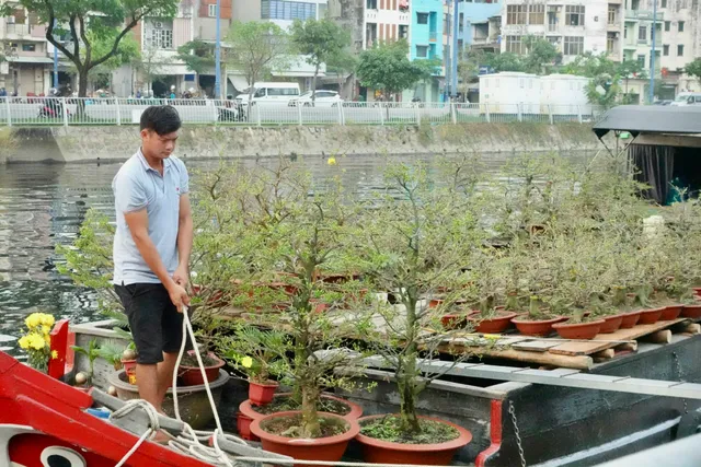 Chợ hoa "Trên bến dưới thuyền" những ngày cuối năm- Ảnh 5. Chợ hoa "Trên bến dưới thuyền" những ngày cuối năm- Ảnh 5.