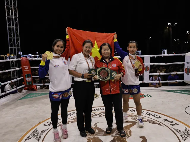 Kun Khmer Việt Nam xuất sắc giành ngôi nhất toàn đoàn tại Giải Vô địch Thế giới- Ảnh 2. Kun Khmer Việt Nam xuất sắc giành ngôi nhất toàn đoàn tại Giải Vô địch Thế giới- Ảnh 2.