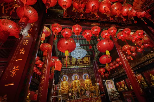 Không khí đón Tết Nguyên đán rộn ràng tại nhiều quốc gia châu Á- Ảnh 2. Không khí đón Tết Nguyên đán rộn ràng tại nhiều quốc gia châu Á- Ảnh 2.