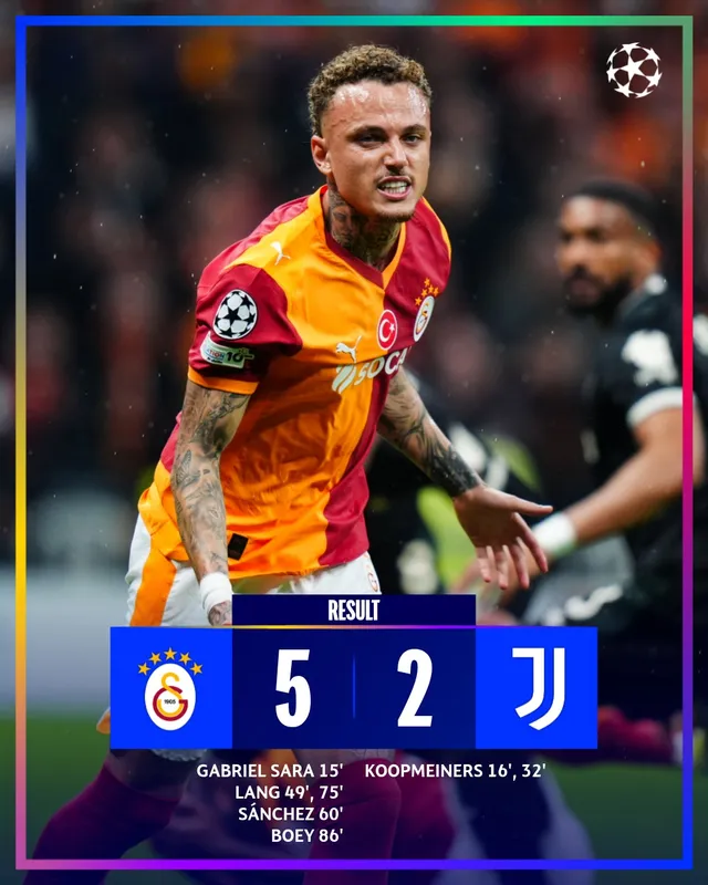 Galatasaray đè bẹp Juventus trên sân nhà- Ảnh 1.