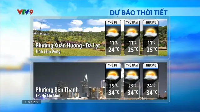 Dự báo thời tiết (19/02/2026)