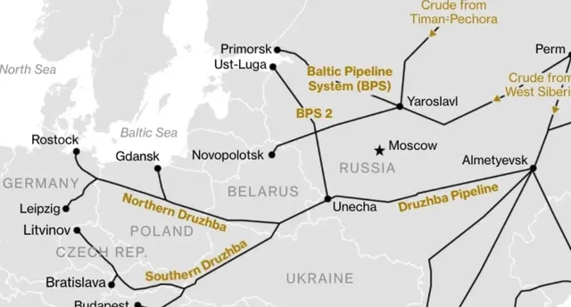 Hungary và Slovakia gây sức ép lên Ukraine về sự cố đường ống dẫn dầu Druzhba- Ảnh 1. Hungary và Slovakia gây sức ép lên Ukraine về sự cố đường ống dẫn dầu Druzhba- Ảnh 1.