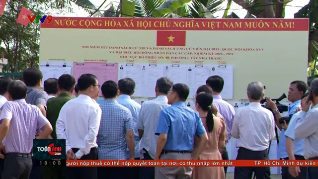 Vùng thiên tai vượt khó, chuẩn bị chu đáo cho ngày bầu cử