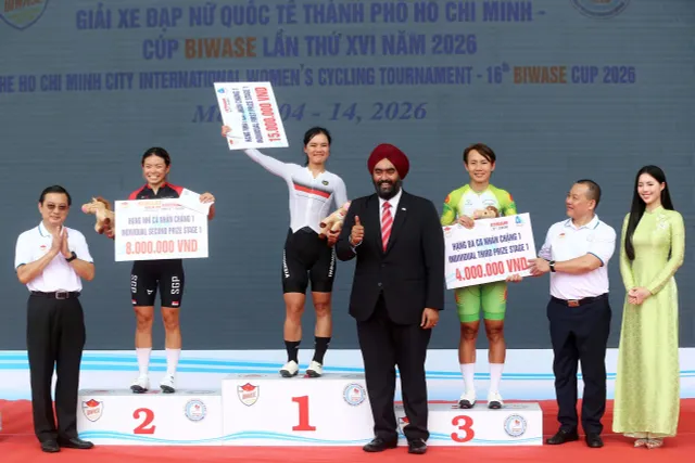 Khai màn UCI Biwase Cup 2026: Ngoại binh bứt phá, Nguyễn Thị Thật khẳng định đẳng cấp- Ảnh 2.