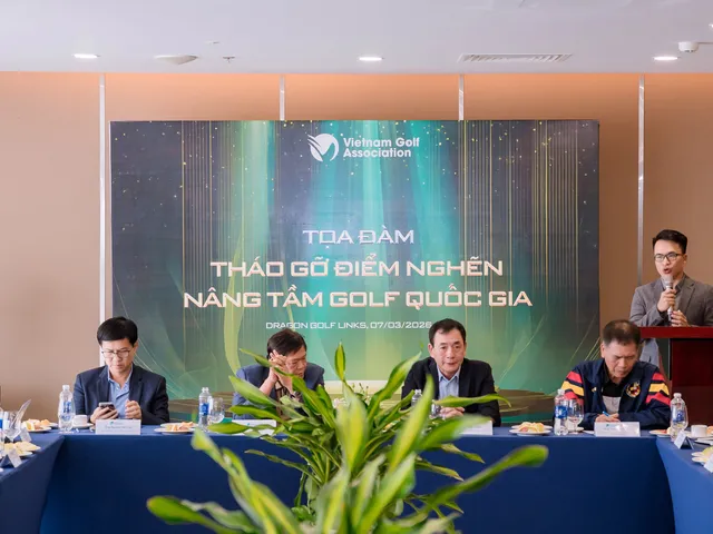 Tháo gỡ điểm nghẽn để nâng tầm golf Việt Nam- Ảnh 1. Tháo gỡ điểm nghẽn để nâng tầm golf Việt Nam- Ảnh 1.