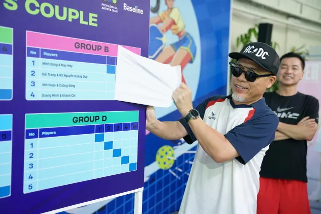 Giải pickleball với thể thức độc, lạ thu hút các cặp đôi nghệ sĩ và vận động viên nổi tiếng- Ảnh 1.