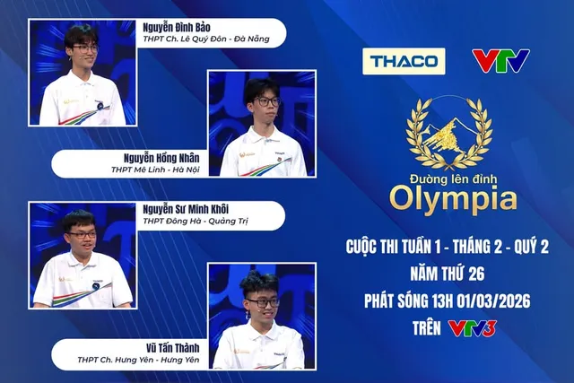 Road to Olympia Mount: Quang Tri Schoolboy Overcomes Strong Rivals to Claim the Laurel - Ảnh 1.