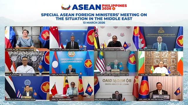 Hội nghị Bộ trưởng Ngoại giao ASEAN đặc biệt về tình hình Trung Đông - Ảnh 1.