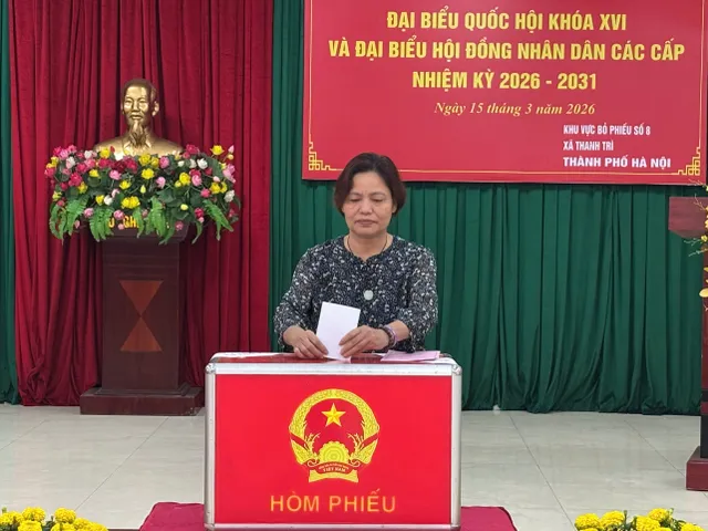 Cập nhật Ngày bầu cử 15/3: Cử tri cả nước nô nức thực hiện quyền công dân - Ảnh 8.