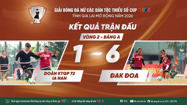 Hấp dẫn ngày thi đấu thứ hai Giải bóng đá nữ các dân tộc thiểu số Cúp VTV5- Ảnh 1.