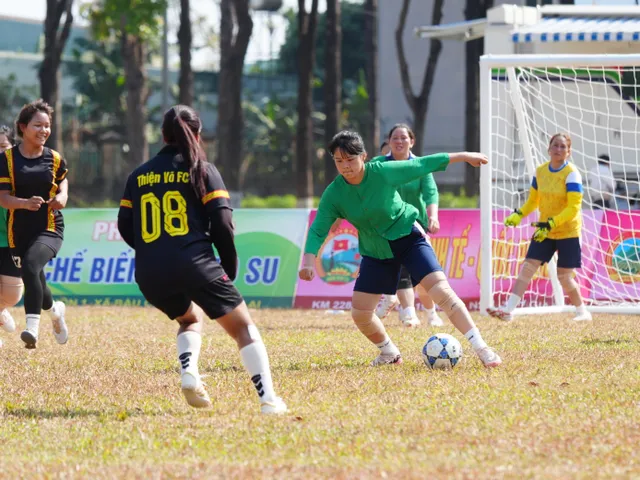 Vòng bảng giải bóng đá nữ các dân tộc thiểu số Cúp VTV5 2026 chính thức khép lại bằng loạt trận hấp dẫn- Ảnh 2.