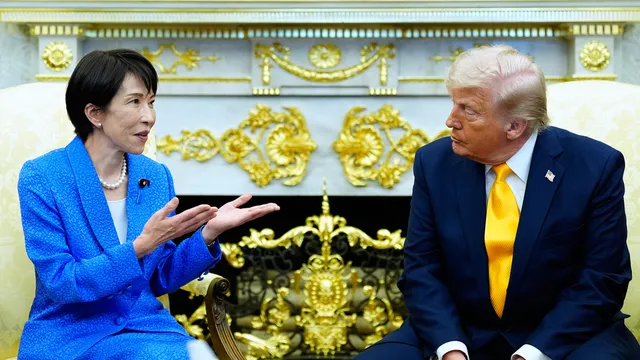 Thủ tướng Nhật Bản Takaichi tới Mỹ, tái khẳng định liên minh với Tổng thống Trump - Ảnh 1.