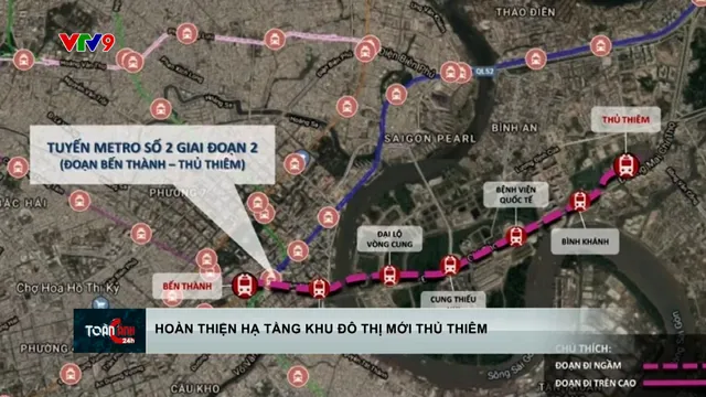 Hoàn thiện hạ tầng khu đô thị mới Thủ Thiêm