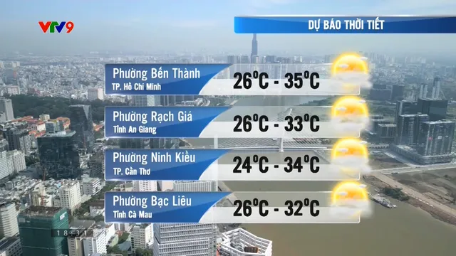 Dự báo thời tiết (01/4/2026)