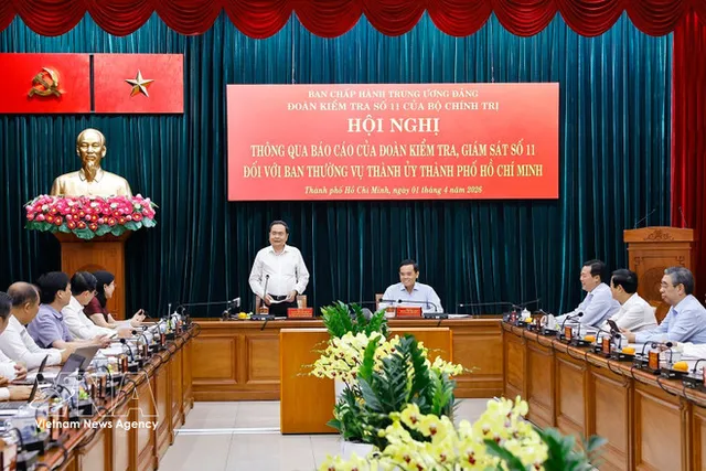 Inspection, supervision report of Ho Chi Minh City Party Committee’s Standing Board approved - Ảnh 1.