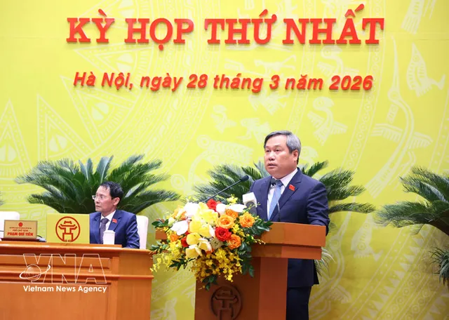 Vu Dai Thang re-elected as Chairman of Hanoi People’s Committee - Ảnh 1.