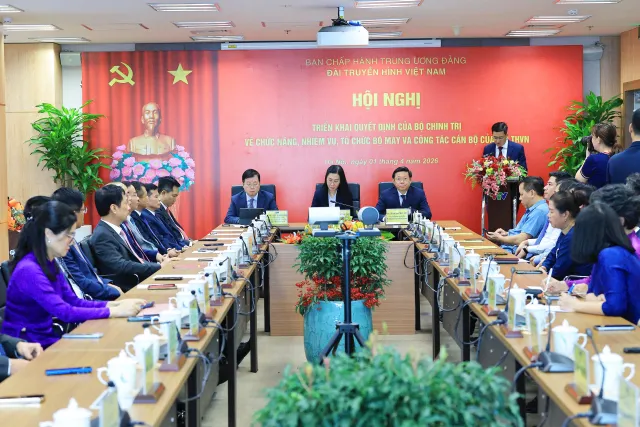 Vietnam Television Implements Politburo Decision on Functions, Structure, and Personnel - Ảnh 1.