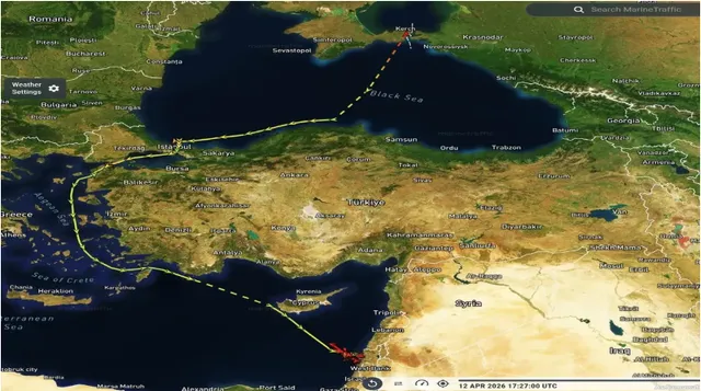 Ukraine cáo buộc tàu Nga chở ngũ cốc đến Iran - Ảnh 1. Ukraine cáo buộc tàu Nga chở ngũ cốc đến Iran - Ảnh 1.