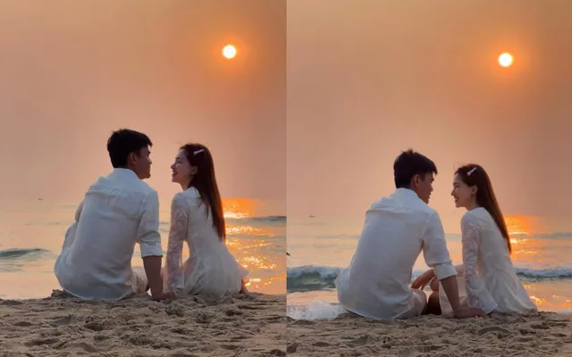 Sao Việt: Hòa Minzy tung loạt đi biển cùng chồng bộ đội 'gây sốt' mạng xã hội