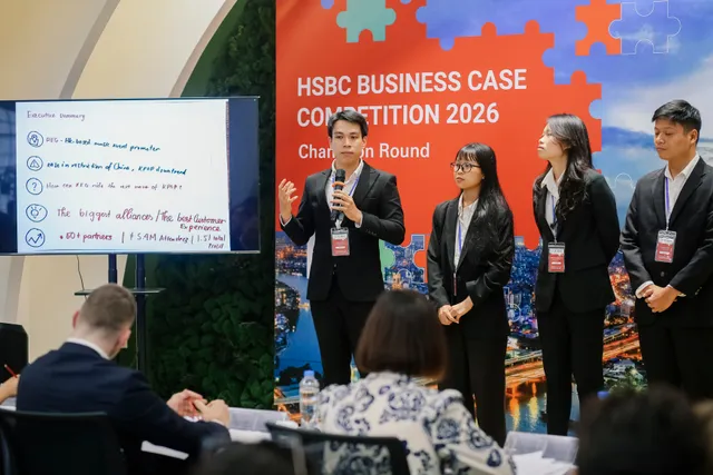 Foreign Trade University Hanoi Students Win HSBC Business Case Competition 2026 with Global K-pop Growth Strategy - Ảnh 1.