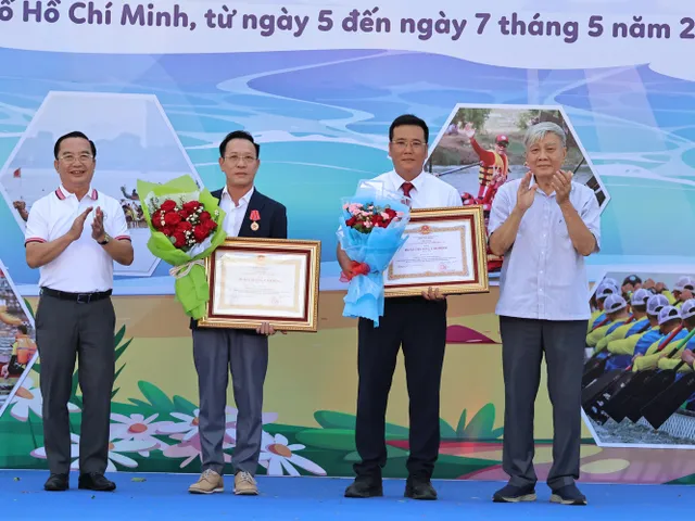 400 VĐV về Hồ Đá Bàng tham dự Giải Đua thuyền truyền thống vô địch các tay chèo xuất sắc quốc gia năm 2026- Ảnh 3.
