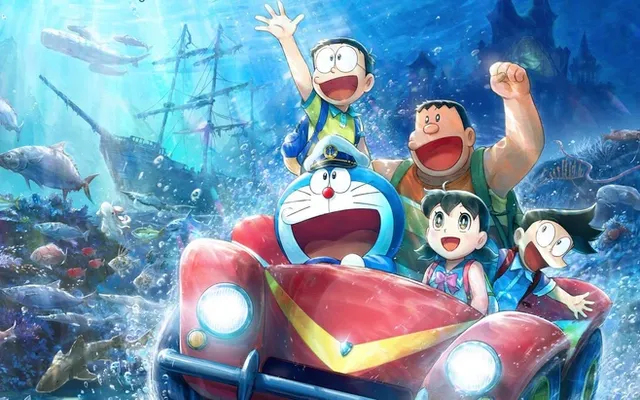 "Phim Doraemon: Nobita và lâu đài dưới đáy biển": Chuyến phiêu lưu cho các em nhỏ mùa hè