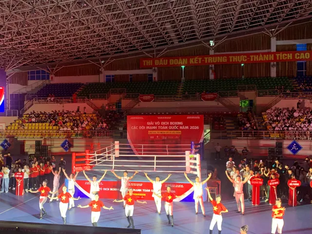 Giải vô địch Boxing các đội mạnh toàn quốc 2026 chính thức khai màn- Ảnh 1. Giải vô địch Boxing các đội mạnh toàn quốc 2026 chính thức khai màn- Ảnh 1.