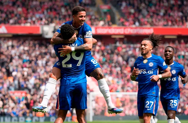 Enzo lập siêu phẩm, Liverpool bị Chelsea cầm chân trong cuộc đua top 4- Ảnh 2. Enzo lập siêu phẩm, Liverpool bị Chelsea cầm chân trong cuộc đua top 4- Ảnh 2.