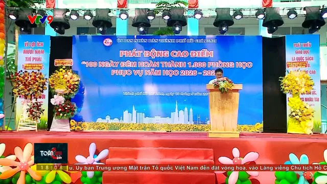 Chiến dịch 100 ngày đêm xây dựng trường học