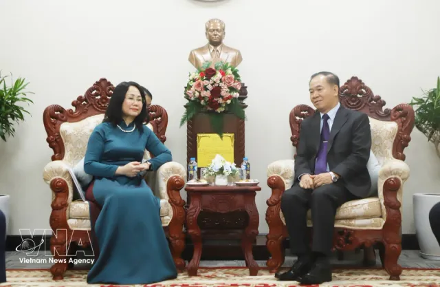 Laos values cooperation with Vietnam in information, communications - Ảnh 1.