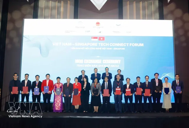 Technology set to become key pillar in Vietnam-Singapore cooperation: Top leader - Ảnh 1.