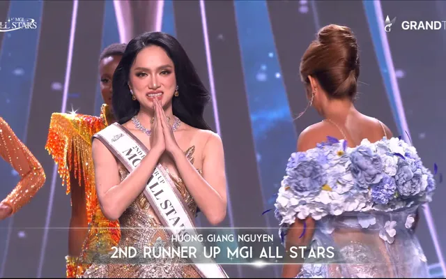 Hương Giang giành giải Á hậu 2 tại MGI All Stars