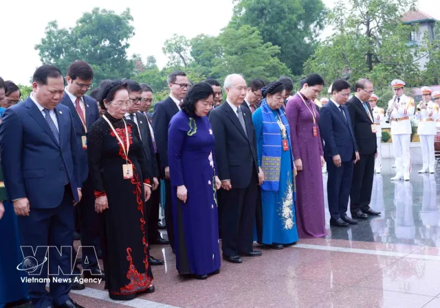 11th National Congress of Vietnam Fatherland Front opens in Hanoi - Ảnh 1.