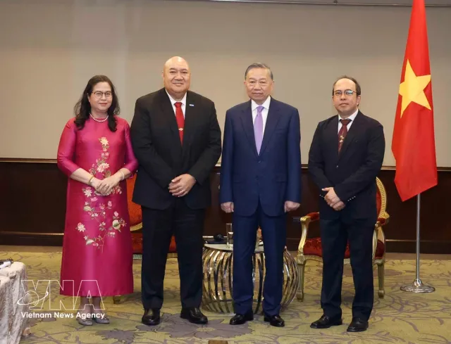 Vietnam’s top leader receives Philippines-based organisations, businesses - Ảnh 1.