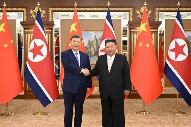 Lãnh đạo Trung Quốc, Triều Tiên nhất trí đưa quan hệ song phương lên tầm cao mới- Ảnh 1. Lãnh đạo Trung Quốc, Triều Tiên nhất trí đưa quan hệ song phương lên tầm cao mới- Ảnh 1.