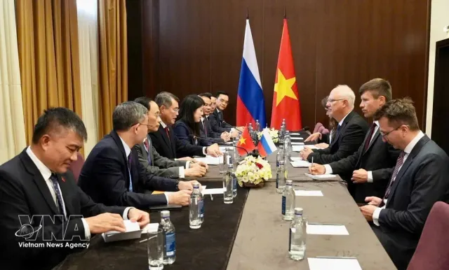 PM receives head of Russian Direct Investment Fund in Kazan - Ảnh 1.