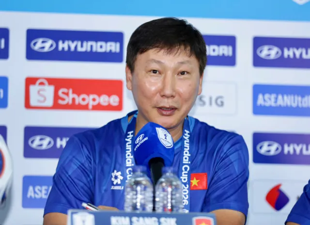 HLV Kim Sang-sik: "Chúng tôi đến Indonesia để giành trọn 3 điểm"- Ảnh 1.